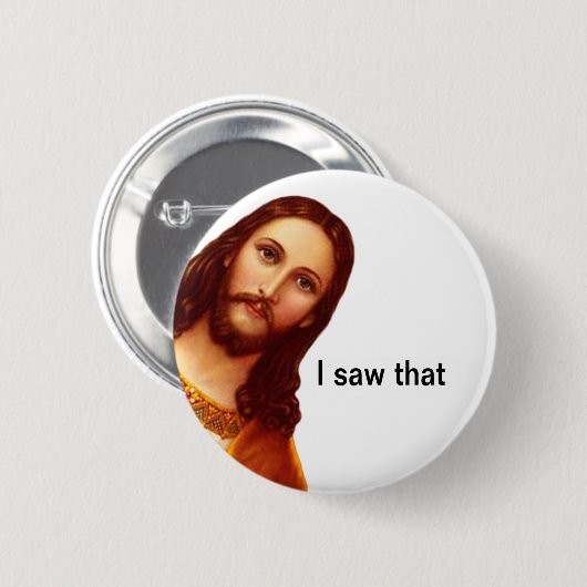 Ich sah, dass Jesus Button Button (Vorne & Hinten)