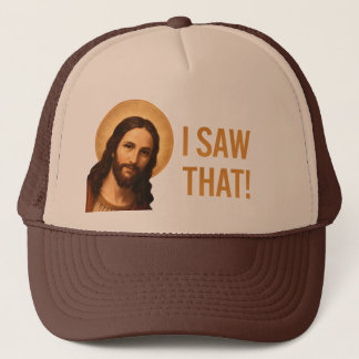 Ich sah, dass Jesus Christlichen Zitat lustig Truckerkappe