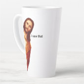 Ich sah, dass Jesus-Tasse doppelt Seite war Milchtasse (Linke Ecke)