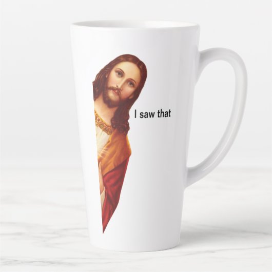 Ich sah, dass Jesus-Tasse doppelt Seite war Milchtasse (Rechts)