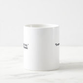 Ich sah, dass Karma unterzeichnet wurde Kaffeetasse (Mittel)