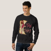 Ich sah, dass Meme Jesus Christlich Sweatshirt (Vorne ganz)
