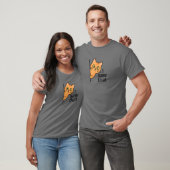 Ich sah, dass Orange Tabby Cat T-Shirt (Unisex)