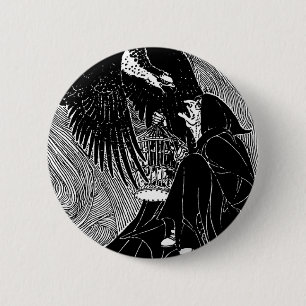 Ich sah den drei Hexe-Knopf Button