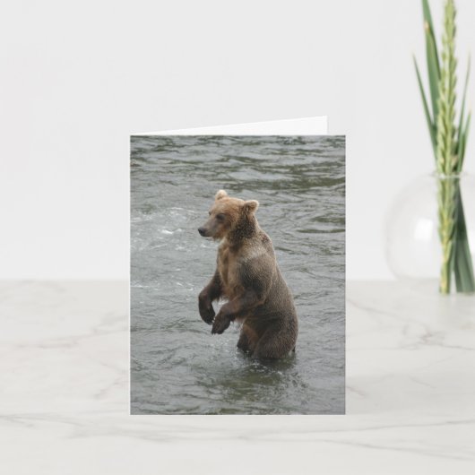 Ich sah dich zuerst stehend groß ertragen karte (Vorderseite)