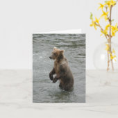 Ich sah dich zuerst stehend groß ertragen karte (Gelbe Blume)