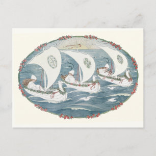 Ich sah drei Schiffe von H. Willebeek Le Mair Postkarte