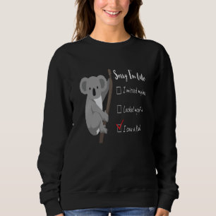 Ich sah ein Koala Animal Australia Bear Animal Lov Sweatshirt