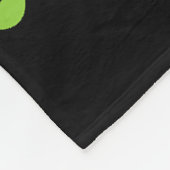 Ich sah eine Mülltrasse Recycelnd Müll Fleecedecke (Ecke)