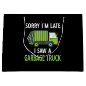 Ich sah eine Mülltrasse Recycelnd Müll Große Geschenktüte