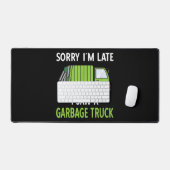 Ich sah eine Mülltrasse Recycelnd Müll Schreibtischunterlage (Tastatur & Maus)