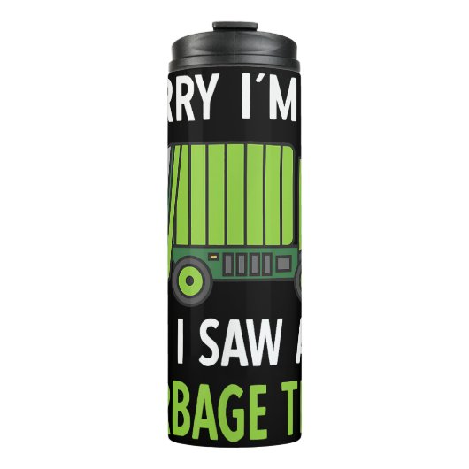 Ich sah eine Mülltrasse Recycelnd Müll Thermosbecher (Vorderseite)