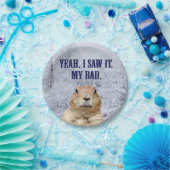 Ich sah es am Tag des Groundhog Pappteller (Party)