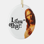 Ich sah, Jesus Art, ich sah, dass Jesus Keramik Ornament (Rechts)