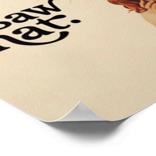 Ich sah, Jesus Art, ich sah, dass Jesus Poster (Ecke)