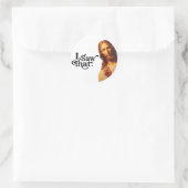 Ich sah, Jesus Art, ich sah, dass Jesus Runder Aufkleber (Tasche)