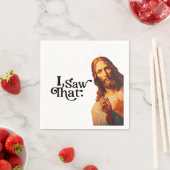 Ich sah, Jesus Art, ich sah, dass Jesus Serviette (Beispiel)
