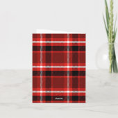 Ich sah Mommy Kissing Krampus Karte (Rückseite)