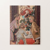 Ich sah Mommy Kissing Santa Claus Antique Puzzle (Vertikal)