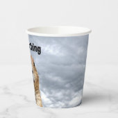 Ich sah nichts am Tag des Groundhog Pappbecher (Links)