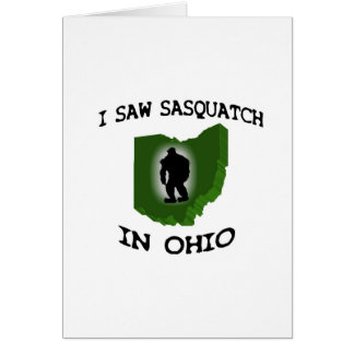 Ich sah Sasquatch in Ohio
