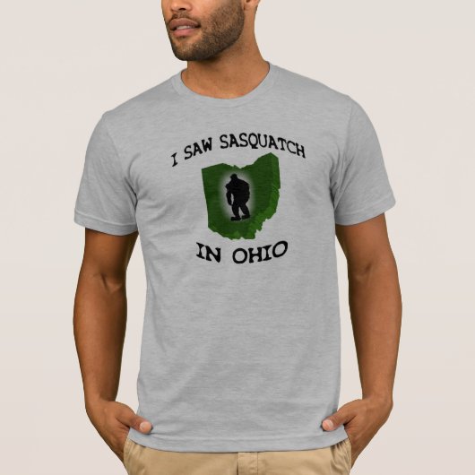 Ich sah Sasquatch in Ohio T-Shirt (Vorderseite)