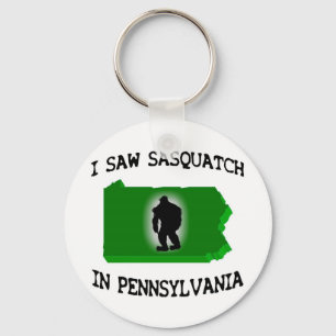 Ich sah Sasquatch in Pennsylvania Schlüsselanhänger