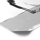 Ich sah zu, wie sich mein Schatten auflöste Poster (Ecke)