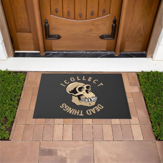 Ich sammele tote Dinge lustige Taxidermatiker Fußmatte (Außenbereich)