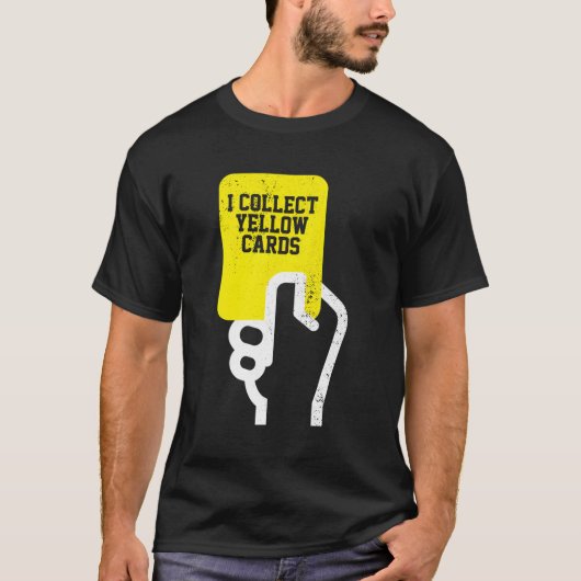 Ich sammle das Sprichwort für den Fußballspieler m T-Shirt (Vorderseite)