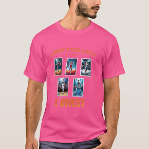 Ich sammle nicht, dass ich lustige Basketballkarte T-Shirt