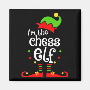 ich Schach Elf Weihnachten Familienfreund Weihnach Magnet
