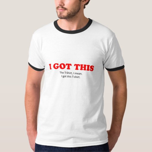 "Ich schaff das" T-Shirt (Vorderseite)