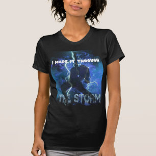Ich schaffte es durch den Sturm - Christlicher Gla T-Shirt