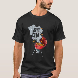 Ich schalte Grills lustig ein BBQ-Design mit Räuch T-Shirt