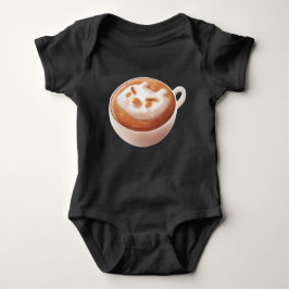 Ich schäme mich vor Gefühlen - Kaffeekunst Baby Strampler