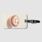 Ich schäme mich vor Gefühlen - Kaffeekunst Gepäckanhänger (Vorderseite (Horizontal))