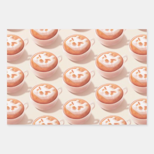 Ich schäme mich vor Gefühlen - Kaffeekunst Geschenkpapier Set (Vorderseite 2)