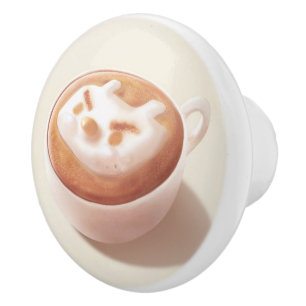 Ich schäme mich vor Gefühlen - Kaffeekunst Keramikknauf
