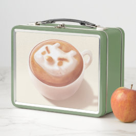 Ich schäme mich vor Gefühlen - Kaffeekunst Metall Brotdose