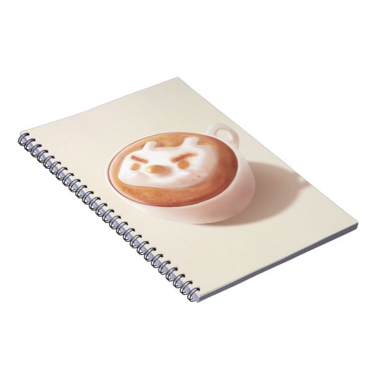 Ich schäme mich vor Gefühlen - Kaffeekunst Notizblock (Rechte Seite)