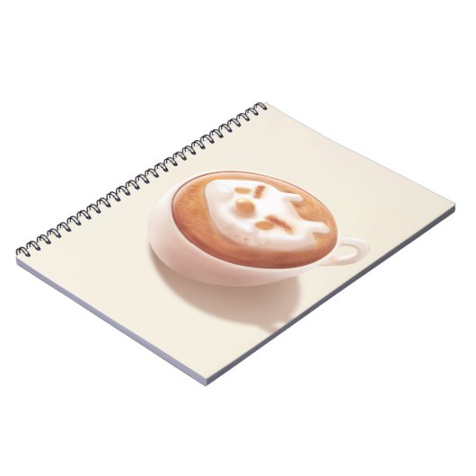 Ich schäme mich vor Gefühlen - Kaffeekunst Notizblock (Linke Seite)