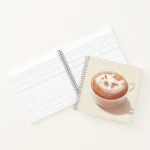 Ich schäme mich vor Gefühlen - Kaffeekunst Notizblock (Innenseite)