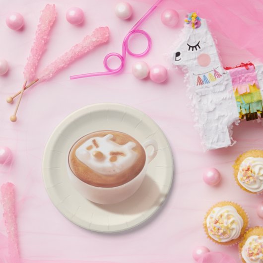 Ich schäme mich vor Gefühlen - Kaffeekunst Pappteller (Party)