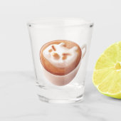 Ich schäme mich vor Gefühlen - Kaffeekunst Schnapsglas (Vorderseite)