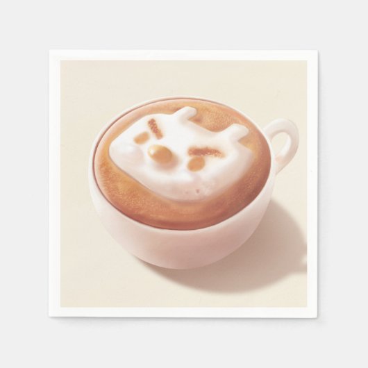 Ich schäme mich vor Gefühlen - Kaffeekunst Serviette (Vorderseite)