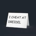 ICH SCHÄTZE BEI DREIDEL HANUKKAH CHANUKKAH FUNNY FEIERTAGSKARTE<br><div class="desc">ICH SCHÄTZE BEI DREIDEL HANUKKAH CHANUKKAH FUNNY</div>