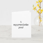 Ich schätze dich, Karte, Mitarbeiter, Beruf Karte (Gelbe Blume)