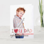 Ich schätze dir VATER Karte (Vorderseite)