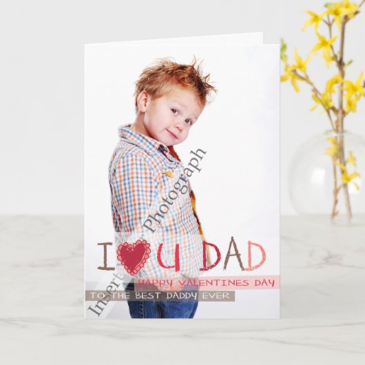 Ich schätze dir VATER Karte (Gelbe Blume)